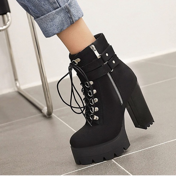 Heel booties (NEVER WORN) - Picture 2 of 2